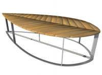 Leaf bench by Deesawat