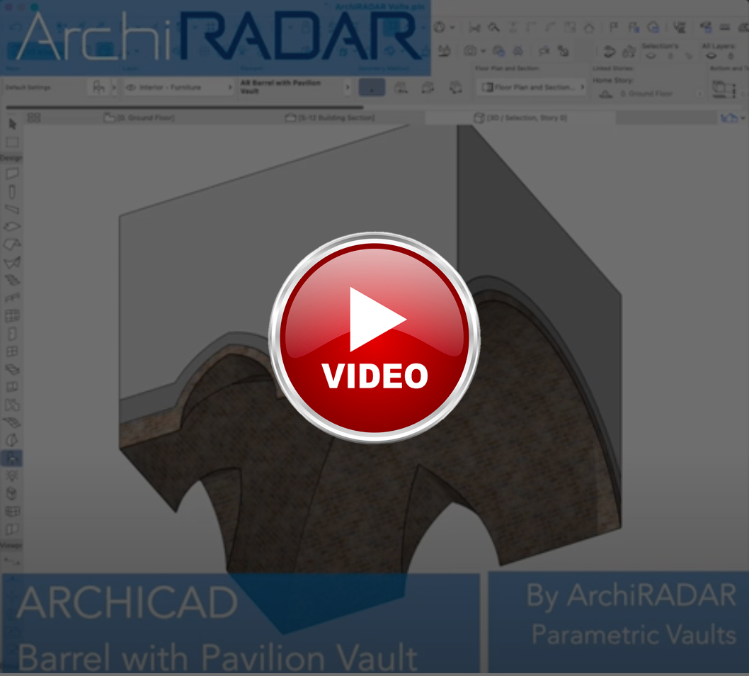 barrel with pavilion vault