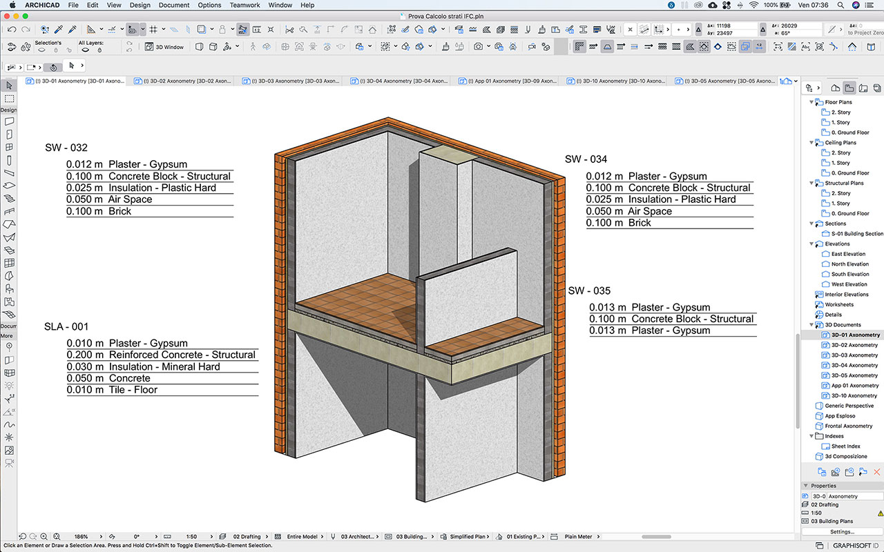 quantity take off BIM Archicad Solibri 01