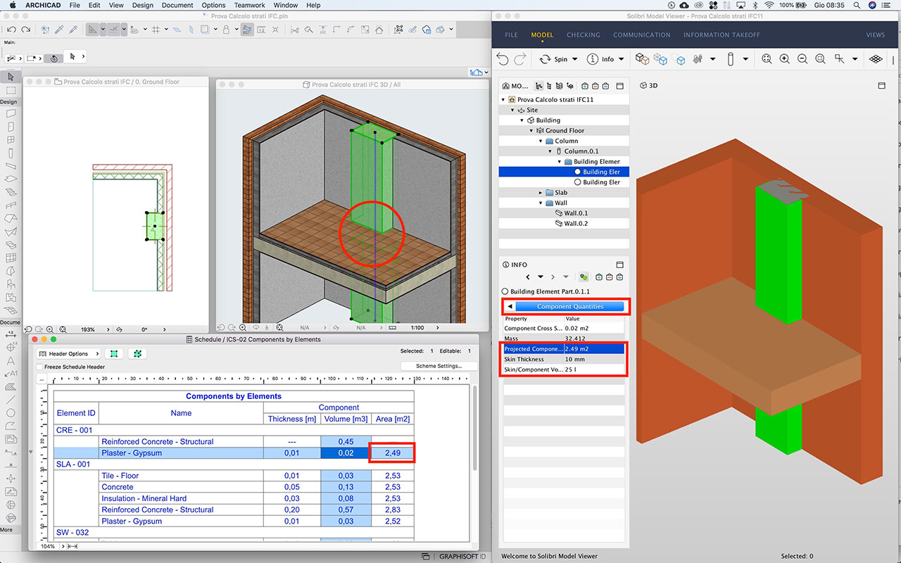 quantity take off BIM Archicad Solibri 07